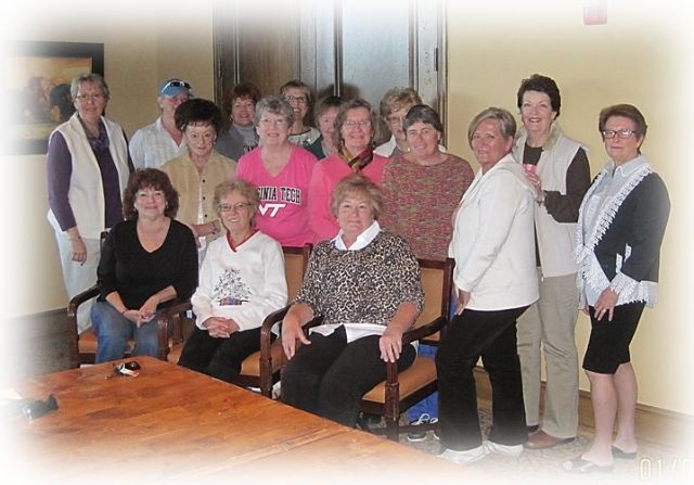 The baby shower committee had its first planning meeting this week.