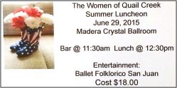 Summer luncheon ticket _ 2015