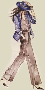 Chic fashion lady _ clipart