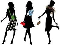 Fashion Show - models clipart(1)