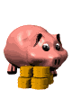 clipart piggy-bank-feeding-itself_clipart
