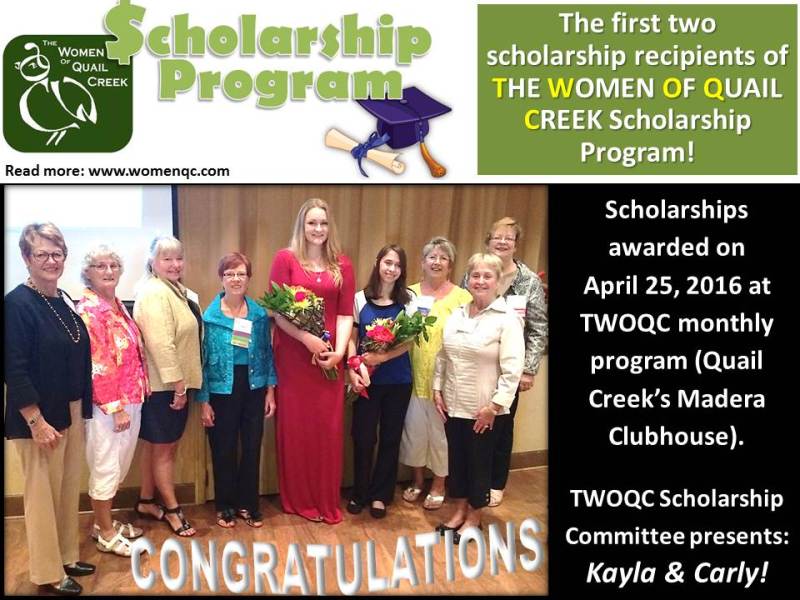 TWOQC Scholarship Night_April 25, 2016