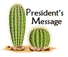 presidents message saguaros clipart
