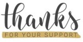 thanks for your support