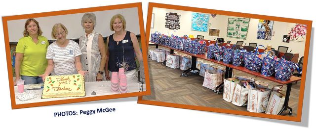 Teachers Supply Shower photos by Peggy Mcgee