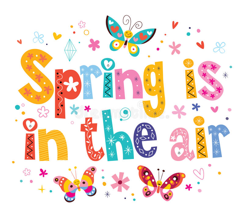 spring is in the air clipart